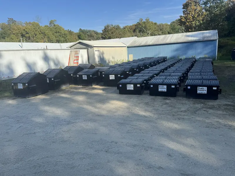 Commercial dumpster service in Western New York